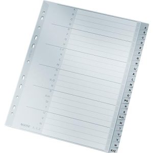 LEITZ® Kunstoffregister, Buchstaben A-Z (24 Blätter), Nr. 1261 LEITZ® Kunstoffregister, Buchstaben A-Z (24 Blätter), Nr. 1261