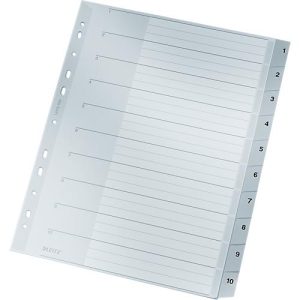 LEITZ® Kunstoffregister, Zahlen 1-10 (10 Blätter), Nr. 1280 LEITZ® Kunstoffregister, Zahlen 1-10 (10 Blätter), Nr. 1280
