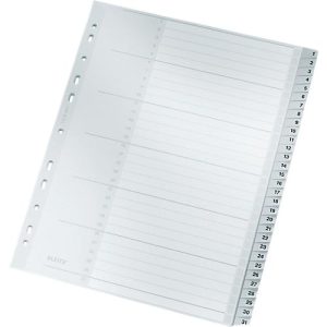 LEITZ® Kunstoffregister, Zahlen 1-31 (31 Blätter), Nr. 1281 LEITZ® Kunstoffregister, Zahlen 1-31 (31 Blätter), Nr. 1281