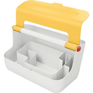 Leitz® mobile Aufbewahrungsbox Cosy, Tragegriff & Deckel, bis A4, gelb Leitz® mobile Aufbewahrungsbox Cosy, Tragegriff & Deckel, bis A4, gelb