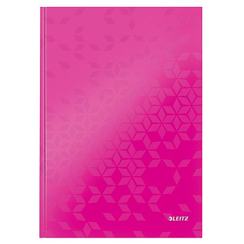 LEITZ Notizbuch WOW 4626, DIN A4, kariert, pink