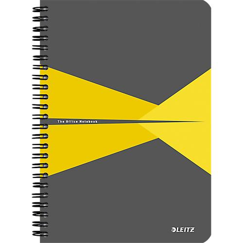 LEITZ® Office Collegeblock 449800 DIN A5, PP, kariert, gelb
