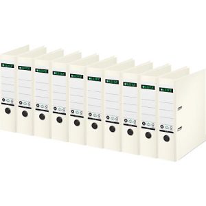 LEITZ® Ordner 1007/1008, DIN A4, Rückenbreite 80 mm, 10 Stück, weiß LEITZ® Ordner 1007/1008, DIN A4, Rückenbreite 80 mm, 10 Stück, weiß