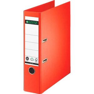 LEITZ® Ordner 1007/1008, DIN A4, Rückenbreite 80 mm, einzeln, hellrot LEITZ® Ordner 1007/1008, DIN A4, Rückenbreite 80 mm, einzeln, hellrot