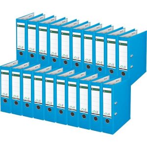 LEITZ® Ordner 1010, DIN A4, Rückenbreite 80 mm, 20 Stück, hellblau LEITZ® Ordner 1010, DIN A4, Rückenbreite 80 mm, 20 Stück, hellblau