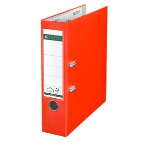LEITZ® Ordner 1010, DIN A4, Rückenbreite 80 mm, hellrot LEITZ® Ordner 1010, DIN A4, Rückenbreite 80 mm, hellrot
