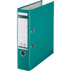 LEITZ® Ordner 1010, DIN A4, Rückenbreite 80 mm, türkis LEITZ® Ordner 1010, DIN A4, Rückenbreite 80 mm, türkis