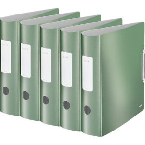 LEITZ® Ordner Active Style, DIN A4, Rückenbreite 82 mm, 5 Stück, seladon grün LEITZ® Ordner Active Style, DIN A4, Rückenbreite 82 mm, 5 Stück, seladon grün