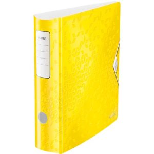 LEITZ® Ordner Active WOW, DIN A4, Rückenbreite 82 mm, gelb LEITZ® Ordner Active WOW, DIN A4, Rückenbreite 82 mm, gelb