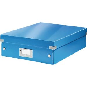 LEITZ® Organisationsbox Click + Store, mittel, blau LEITZ® Organisationsbox Click + Store, mittel, blau