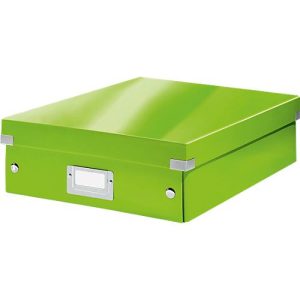 LEITZ® Organisationsbox Click + Store, mittel, grün LEITZ® Organisationsbox Click + Store, mittel, grün