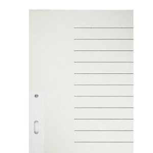 LEITZ® Papier-Register, A4, für Hängeordner, blanko (20 Blätter), Nr. 6096 LEITZ® Papier-Register, A4, für Hängeordner, blanko (20 Blätter), Nr. 6096