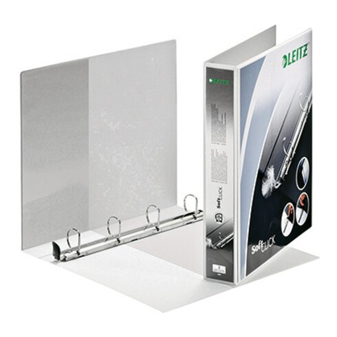 Leitz Präsentationsringbuch SoftClick 42020001 DIN A4 52mm ws