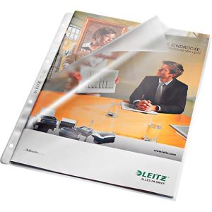 LEITZ Prospekthüllen 4780, DIN A4, oben und Lochseite offen, 100 Stück, 4 fach Lochung LEITZ Prospekthüllen 4780, DIN A4, oben und Lochseite offen, 100 Stück, 4 fach Lochung