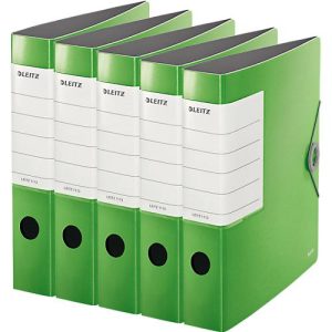 LEITZ® Qualitätsordner SOLID, DIN A4, Rückenbreite 62 mm, 5 Stück, hellgrün LEITZ® Qualitätsordner SOLID, DIN A4, Rückenbreite 62 mm, 5 Stück, hellgrün