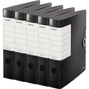 LEITZ® Qualitätsordner SOLID, DIN A4, Rückenbreite 62 mm, 5 Stück, schwarz LEITZ® Qualitätsordner SOLID, DIN A4, Rückenbreite 62 mm, 5 Stück, schwarz