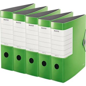 LEITZ® Qualitätsordner SOLID, DIN A4, Rückenbreite 82 mm, 5 Stück, hellgrün LEITZ® Qualitätsordner SOLID, DIN A4, Rückenbreite 82 mm, 5 Stück, hellgrün