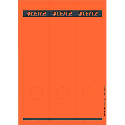 LEITZ® Rückenschilder lang, PC-beschriftbar, Rückenbreite 80 mm, selbstklebend 75 St., rot