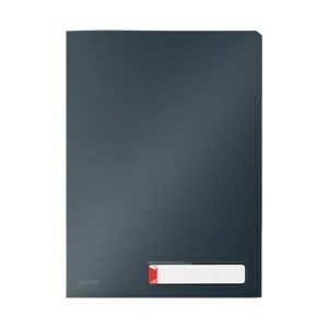 Leitz® Sichthülle Cosy Privacy, blickdicht, A4, für bis zu 40 Blatt, 3 Fächer & Beschriftungsschild, 3 Stück, grau Leitz® Sichthülle Cosy Privacy, blickdicht, A4, für bis zu 40 Blatt, 3 Fächer & Beschriftungsschild, 3 Stück, grau