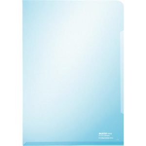 LEITZ® Sichthülle Premium 4153, DIN A4, glatt, 100 Stück, blau LEITZ® Sichthülle Premium 4153, DIN A4, glatt, 100 Stück, blau