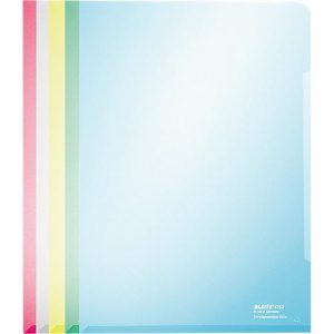 LEITZ® Sichthülle Premium 4153, glatt, 100 Stück, farblich sortiert LEITZ® Sichthülle Premium 4153, glatt, 100 Stück, farblich sortiert