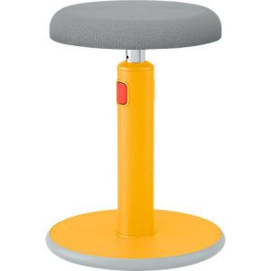Leitz Sitz- & Stehhocker Ergo Cosy Active, B 370 x T 370 x H 460 – 790 mm, bis 110 kg, Warmes Gelb