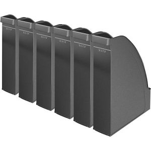 LEITZ® Stehsammler 2476, Rückenbreite 70 mm, Polystyrol, 6 Stück, schwarz LEITZ® Stehsammler 2476, Rückenbreite 70 mm, Polystyrol, 6 Stück, schwarz