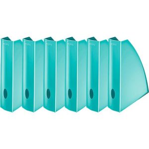 LEITZ® Stehsammler WOW 5277, Breite 75 mm,eisblau, 6 Stück LEITZ® Stehsammler WOW 5277, Breite 75 mm,eisblau, 6 Stück