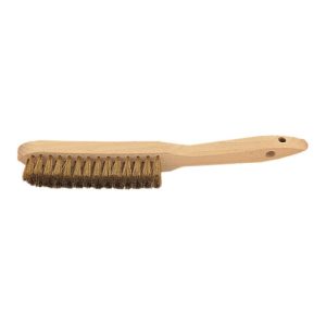Lessmann Draht-Handbürste Messingdraht gewellt 0,25 mm, Anzahl Besatzreihen: 3 Lessmann Draht-Handbürste Messingdraht gewellt 0,25 mm, Anzahl Besatzreihen: 3