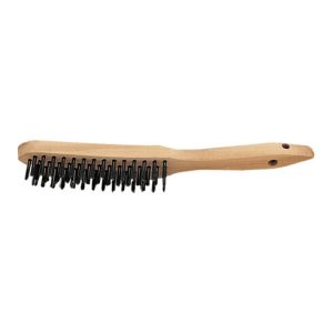 Lessmann Draht-Handbürste Stahldraht glatt 0,35 mm, Anzahl Besatzreihen: 3 Lessmann Draht-Handbürste Stahldraht glatt 0,35 mm, Anzahl Besatzreihen: 3