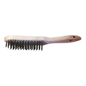 Lessmann Draht-Handbürste Stahldraht glatt 0,35 mm, Anzahl Besatzreihen: 5 Lessmann Draht-Handbürste Stahldraht glatt 0,35 mm, Anzahl Besatzreihen: 5