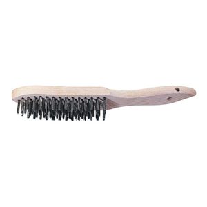 Lessmann Draht-Handbürste Stahldraht glatt 0,35 mm, Anzahl Besatzreihen: 6 Lessmann Draht-Handbürste Stahldraht glatt 0,35 mm, Anzahl Besatzreihen: 6