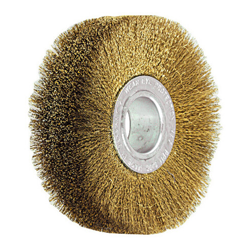 Lessmann Draht-Rundbürste Messingdraht 0,15 mm, Bürsten-⌀xBesatzbreite: 80X22 mm