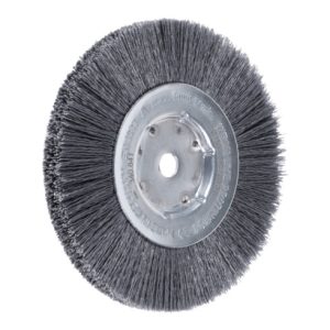 Lessmann Einreihige Rundbürste mikroabrasiv 0,6 mm, SiC 120, Bürsten-⌀xBürstenbreite: 150X14 mm Lessmann Einreihige Rundbürste mikroabrasiv 0,6 mm, SiC 120, Bürsten-⌀xBürstenbreite: 150X14 mm