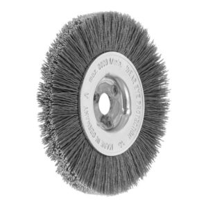 Lessmann Einreihige Rundbürste mikroabrasiv 0,6 mm, SiC 320, Bürsten-⌀xBürstenbreite: 100X12 mm Lessmann Einreihige Rundbürste mikroabrasiv 0,6 mm, SiC 320, Bürsten-⌀xBürstenbreite: 100X12 mm