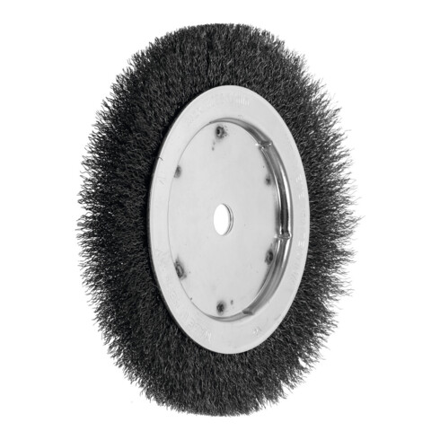 Lessmann Einreihige Rundbürste Stahldraht 0,30 mm, Bürsten-⌀xBürstenbreite: 200X16 mm