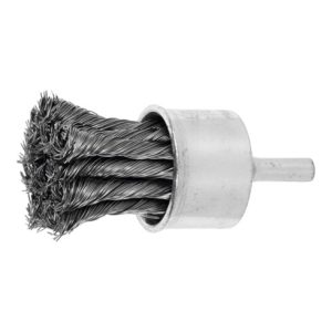 Lessmann Gezopfte Pinselbürste Stahldraht, Bürsten-⌀xBorstenstärke: 28X0,25 mm Lessmann Gezopfte Pinselbürste Stahldraht, Bürsten-⌀xBorstenstärke: 28X0,25 mm