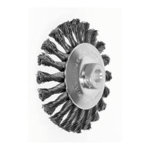 Lessmann Kegelbürste gekröpft Stahldraht 0,50 mm, Bürsten-⌀xGewinde: 115XM14 mm Lessmann Kegelbürste gekröpft Stahldraht 0,50 mm, Bürsten-⌀xGewinde: 115XM14 mm