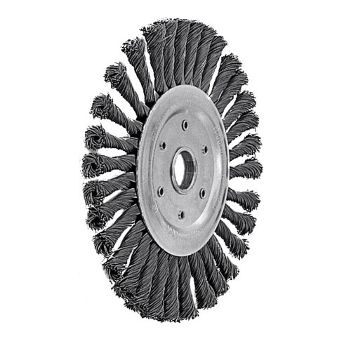 Lessmann Rundbürste Stahldraht 0,50 mm, Bürsten-⌀xBohrungs-⌀ / Gewinde: 115X22 mm