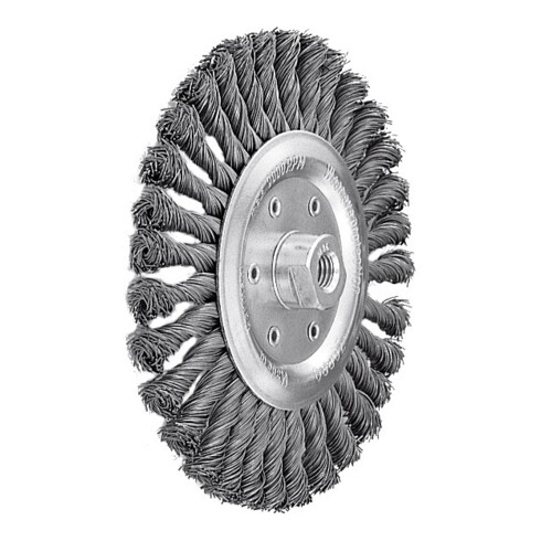 Lessmann Rundbürste Stahldraht 0,50 mm, Bürsten-⌀xBohrungs-⌀ / Gewinde: 178XM14 mm