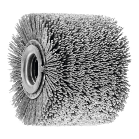 Lessmann Satinierbürste Schleifnylon 1,2 mm, SiC 80,⌀ 100x70 mm
