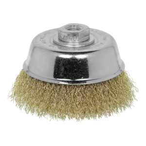 Lessmann Topfbürste Stahldraht, vermessingt 0,30 mm, Bürsten-⌀ 100 mm Lessmann Topfbürste Stahldraht, vermessingt 0,30 mm, Bürsten-⌀ 100 mm