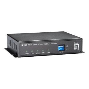 LevelOne VDS-1202 – Kurzstreckenmodem – 100Mb LAN, Ethernet over VDSL – 10Base-T, 100Base-TX – bis zu 2 km
