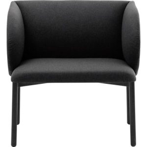 Leyform LIV Empfangssessel, Stahlrohrgestell, Stoffbezug, B 730 x T 620 x H 740 mm, anthrazit melange Leyform LIV Empfangssessel, Stahlrohrgestell, Stoffbezug, B 730 x T 620 x H 740 mm, anthrazit melange