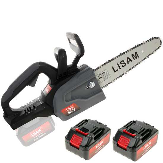 LISAM SG 22 - Akku-Baumpflegesäge 2X18V 2Ah - Schwert 25 cm