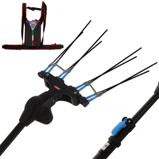 Lisam Thor 36V - Elektrischer Akku-Olivenrüttler - Teleskopschaft - 250-350 cm - Akku 36V 30Ah