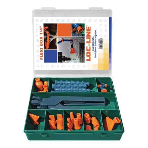 Loc-Line Kühlmittelschlauchset Gr. 1/4 Zoll 27 tlg.