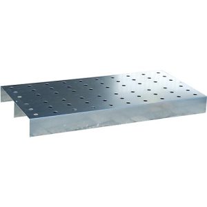 Lochblech-Rost für Kleingebindewanne im Euro-Paletten-Maß, 600 x 400 x 120 mm Lochblech-Rost für Kleingebindewanne im Euro-Paletten-Maß, 600 x 400 x 120 mm