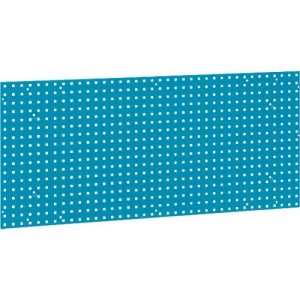 Lochplatte, zum Einhängen, 1443 x 645 mm, dunkelblau RAL 5009 Lochplatte, zum Einhängen, 1443 x 645 mm, dunkelblau RAL 5009