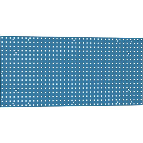 Lochplatte, zum Einhängen, 1950 x 900 mm, dunkelblau RAL 5009